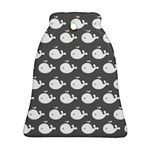 Cute Whale Illustration Pattern Ornament (Bell)  Front
