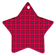 Cute Pattern Gifts Star Ornament (two Sides)  by GardenOfOphir