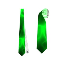 Cosmic Energy Green Neckties (two Side)  by ImpressiveMoments
