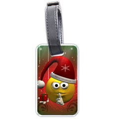 Funny Christmas Smiley Luggage Tags (two Sides) by FantasyWorld7