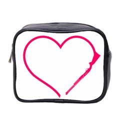 Customizable Shotgun Heart Mini Toiletries Bag 2-side by CraftyLittleNodes