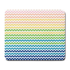 Pastel Gradient Rainbow Chevron Large Mousepads by CraftyLittleNodes