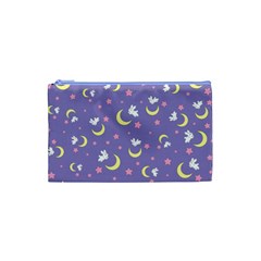 Rabbit Of The Moon Cosmetic Bag (small) by Ellador