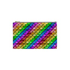 Rainbow Scales Cosmetic Bag (small) by Ellador