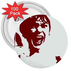 Psycho 3  Buttons (100 Pack)  by icarusismartdesigns