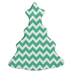 Chevron Pattern Gifts Christmas Tree Ornament (2 Sides) by GardenOfOphir