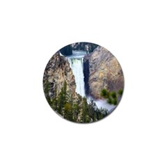 Yellowstone Waterfall Golf Ball Marker (10 Pack) by trendistuff