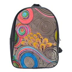 Rainbow Passion School Bags(large)  by SugaPlumsEmporium