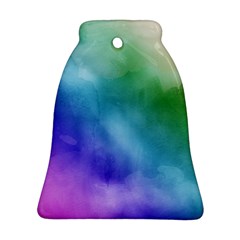 Rainbow Watercolor Bell Ornament (2 Sides) by StuffOrSomething