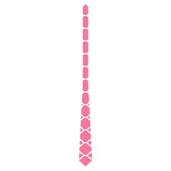 Soft Pink Quatrefoil Pattern Necktie (two Side) by Zandiepants
