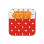 French fries Drink Coaster (Square) Front