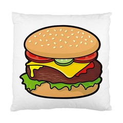 Cheeseburger Standard Cushion Case (two Sides) by sifis