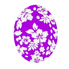 Purple Hawaiian Ornament (oval Filigree)  by AlohaStore