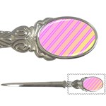 Pink and yellow elegant design Letter Openers Front