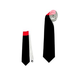 Red, Black And White Design Neckties (two Side)  by Valentinaart