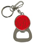 Decorative red pattern Bottle Opener Key Chains Front