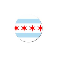 Flag Of Chicago Golf Ball Marker (10 Pack) by abbeyz71