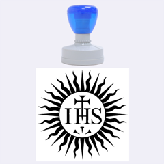 Society Of Jesus Logo (jesuits) Rubber Round Stamps (large) by abbeyz71