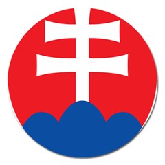 Slovak Air Force Roundel Magnet 5  (round) by abbeyz71