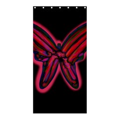Red Butterfly Shower Curtain 36  X 72  (stall)  by Valentinaart