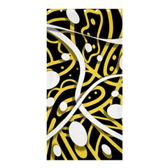 Yellow Movement Shower Curtain 36  X 72  (stall)  by Valentinaart