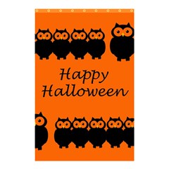 Happy Halloween - Owls Shower Curtain 48  X 72  (small)  by Valentinaart