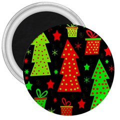 Merry Xmas 3  Magnets by Valentinaart