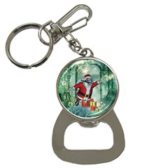 Funny Santa Claus In The Underwater World Bottle Opener Key Chains by FantasyWorld7