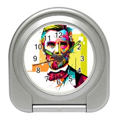 Abraham Lincoln Travel Alarm Clocks by bhazkaragriz