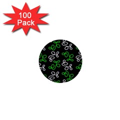 Elegance - Green 1  Mini Buttons (100 Pack)  by Valentinaart