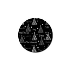 New Year Pattern - Gray Golf Ball Marker (4 Pack) by Valentinaart
