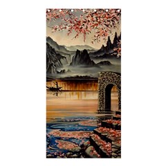 Japanese Lake Of Tranquility Shower Curtain 36  X 72  (stall)  by ArtByThree