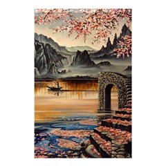 Japanese Lake Of Tranquility Shower Curtain 48  X 72  (small)  by ArtByThree