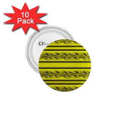 Yellow Barbwire 1 75  Buttons (10 Pack) by Valentinaart
