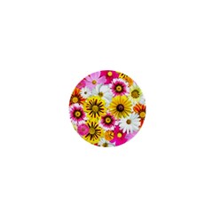 Flowers Blossom Bloom Nature Plant 1  Mini Buttons by Amaryn4rt