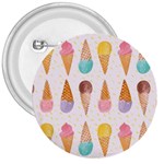Cute ice cream 3  Buttons Front