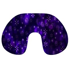 Bokeh Background Texture Stars Travel Neck Pillows by Amaryn4rt