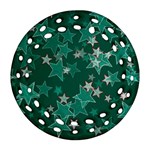 Star Seamless Tile Background Abstract Ornament (Round Filigree) Front