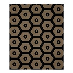 Black Bee Hive Texture Shower Curtain 60  X 72  (medium)  by Amaryn4rt