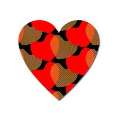 Heart Pattern Heart Magnet by Amaryn4rt