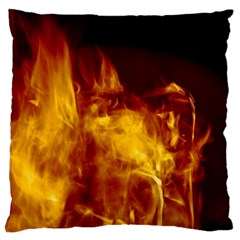 Ablaze Abstract Afire Aflame Blaze Standard Flano Cushion Case (two Sides) by Amaryn4rt