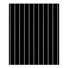 Black And White Lines Shower Curtain 60  X 72  (medium)  by Valentinaart