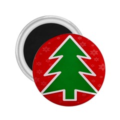 Christmas Tree 2 25  Magnets by Nexatart