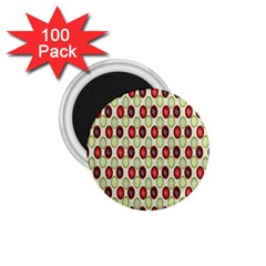 Christmas Pattern 1 75  Magnets (100 Pack)  by Nexatart