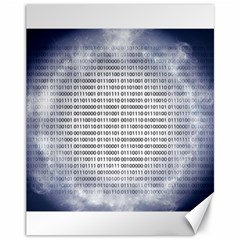 Binary Computer Technology Code Canvas 11  X 14   by Nexatart