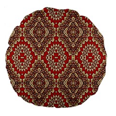 Seamless Carpet Pattern Large 18  Premium Flano Round Cushions by Nexatart