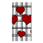 Hearts pattern Shower Curtain 36  x 72  (Stall)  Curtain(36 X72 ) - 33.26 x66.24  Curtain(36 X72 )
