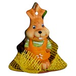 Easter Hare Easter Bunny Christmas Tree Ornament (Two Sides) Back