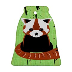 Red Panda Bamboo Firefox Animal Bell Ornament (two Sides) by Nexatart
