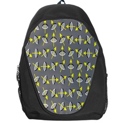 Illusory Motion Of Each Grain Arrow Grey Backpack Bag by Alisyart